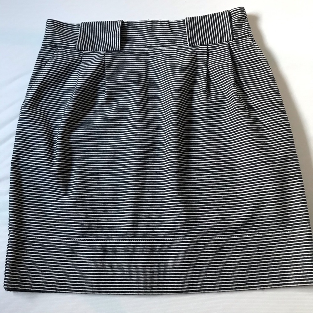 Anthropologie Karen Walker blue striped skirt